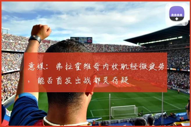 意媒：弗拉霍维奇内收肌轻微疲劳，能否首发出战都灵存疑